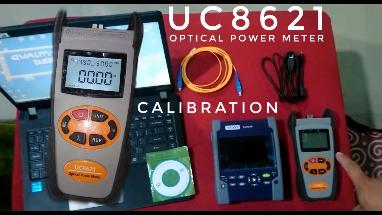 UC8621 OPTICAL POWER METER CALIBRATION TUTORIAL