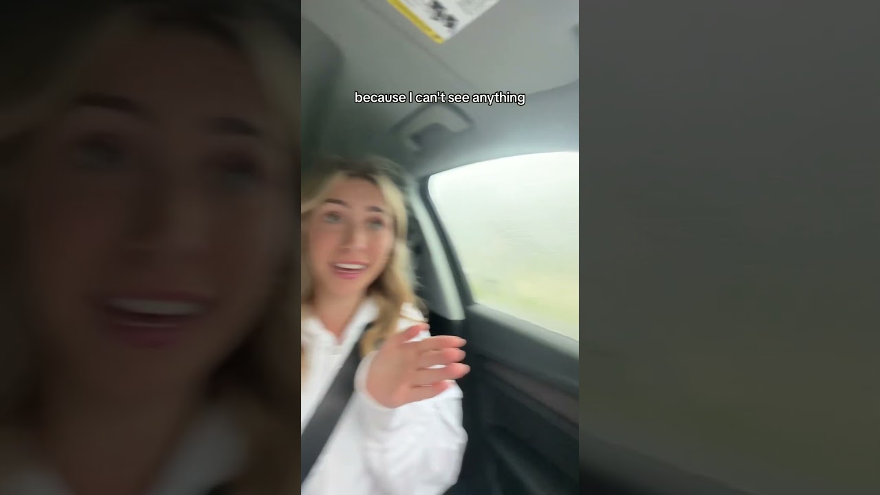 Never driving in the rain again🥲😂 