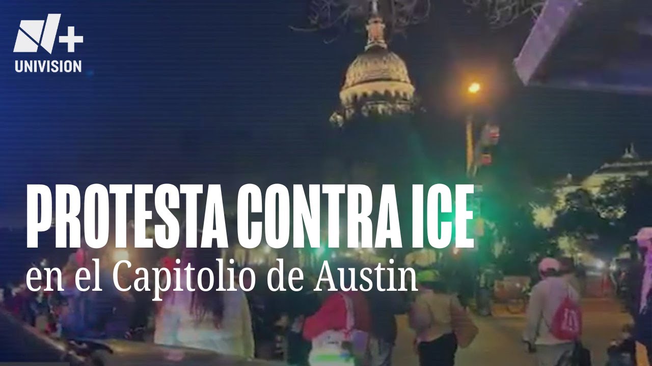 Residentes de Austin protestan contra ICE en el Capitolio