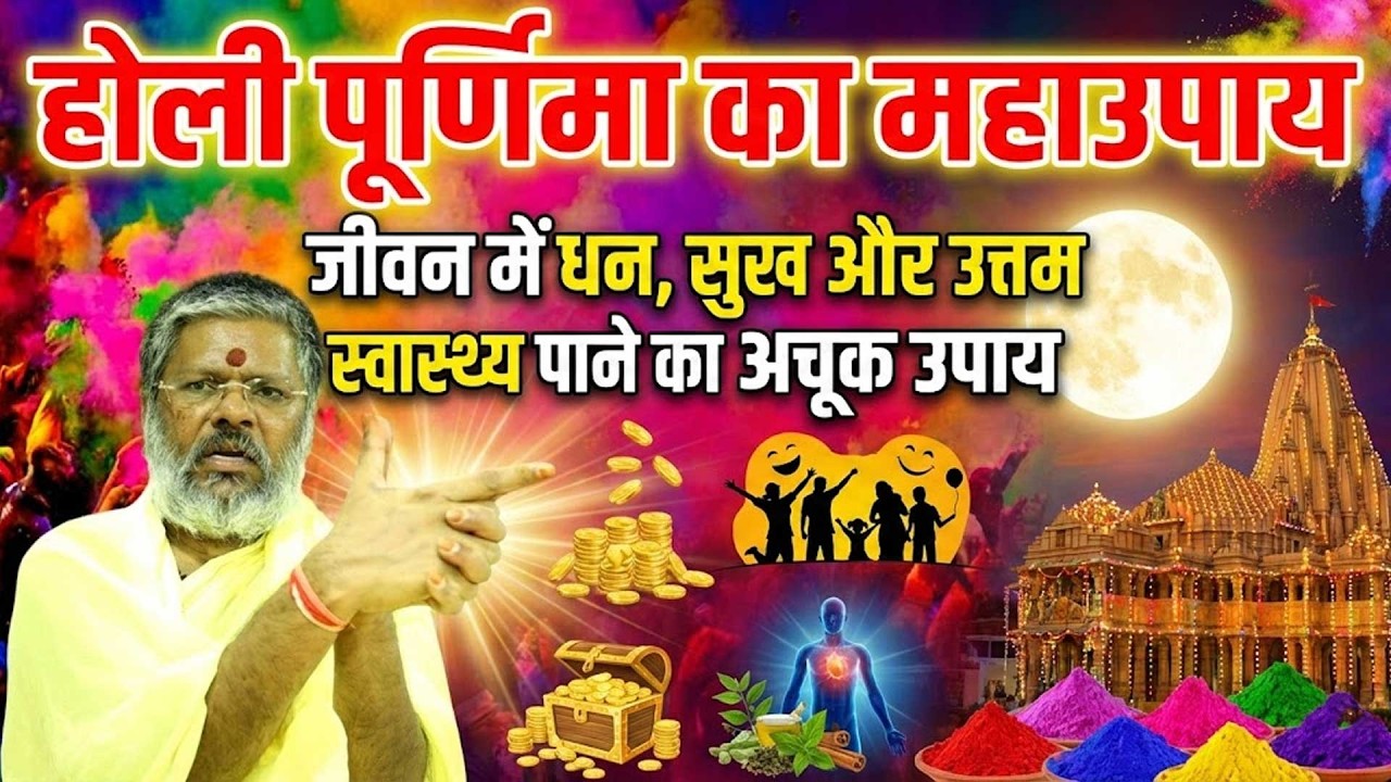 पूर्णिमा का महाउपाय, जीवन में धन, सुख स्वास्थ्य पाने का उपाय Shri Vasant Vijayanand Giriji Maharaj