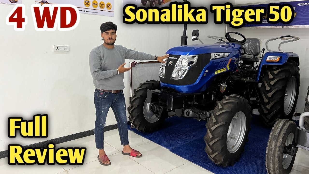 Sonalika Tiger 50 hp 4wd tractor👌Price & Features 👈 Full Review 👍