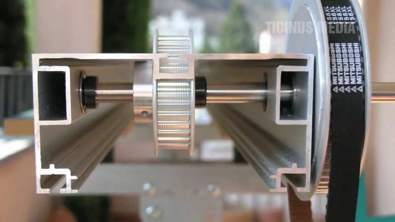 Test-Video / TMTRACK - motorisierte IGUS-Gleitschiene (motorized time-lapse dolly) Part1