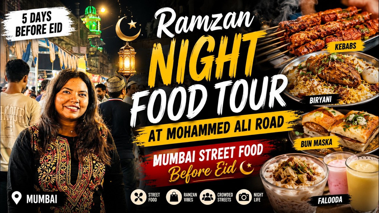 Ramzan Night Food Tour at Mohammed Ali Road | Mumbai Street Food Before Eid 🌙