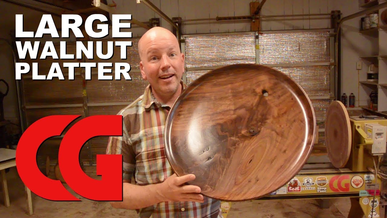 Woodturning a Large Platter - Art, Woodworking