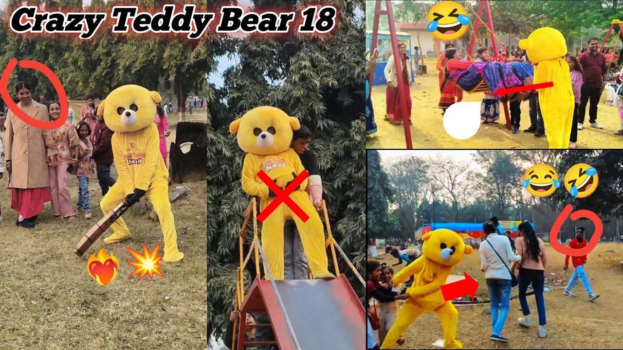 Teddy bear funny prank 😂🤣😂 || Panchet Dam || Crazy Teddy Bear