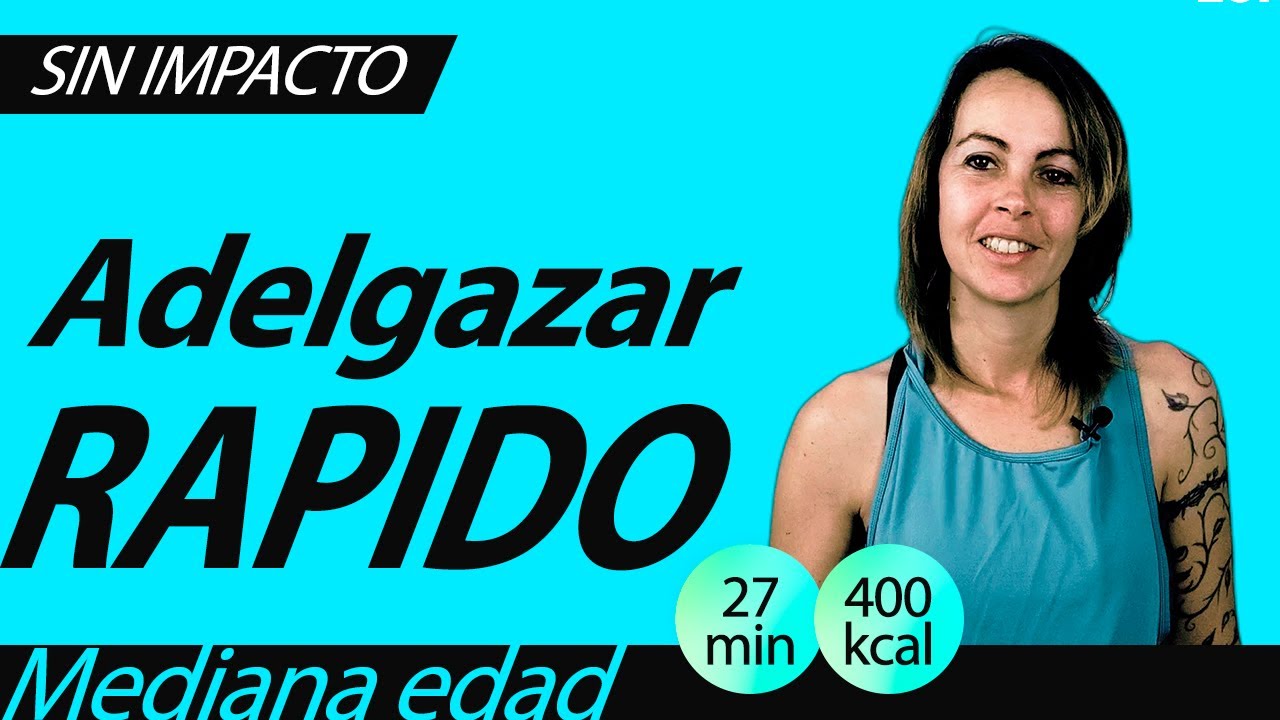 Rutina para adelgazar para mayores de 50 y principiantes.