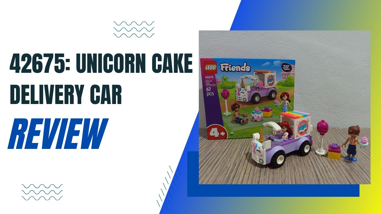 The CUTEST LEGO Car Ever Made? Unicorn Cake Delivery (42675) Review