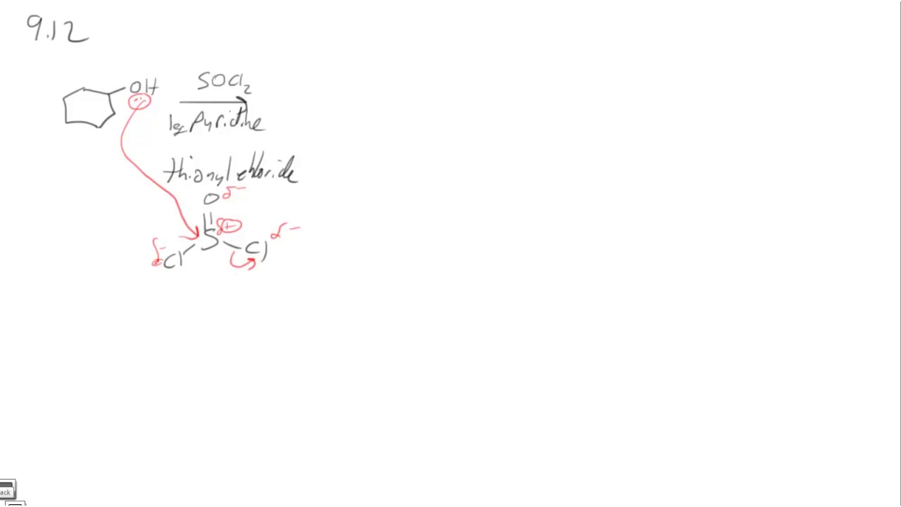Chapter 9.10 Carbon Oxygen Sigma Bonds Convers to alkyl halides
