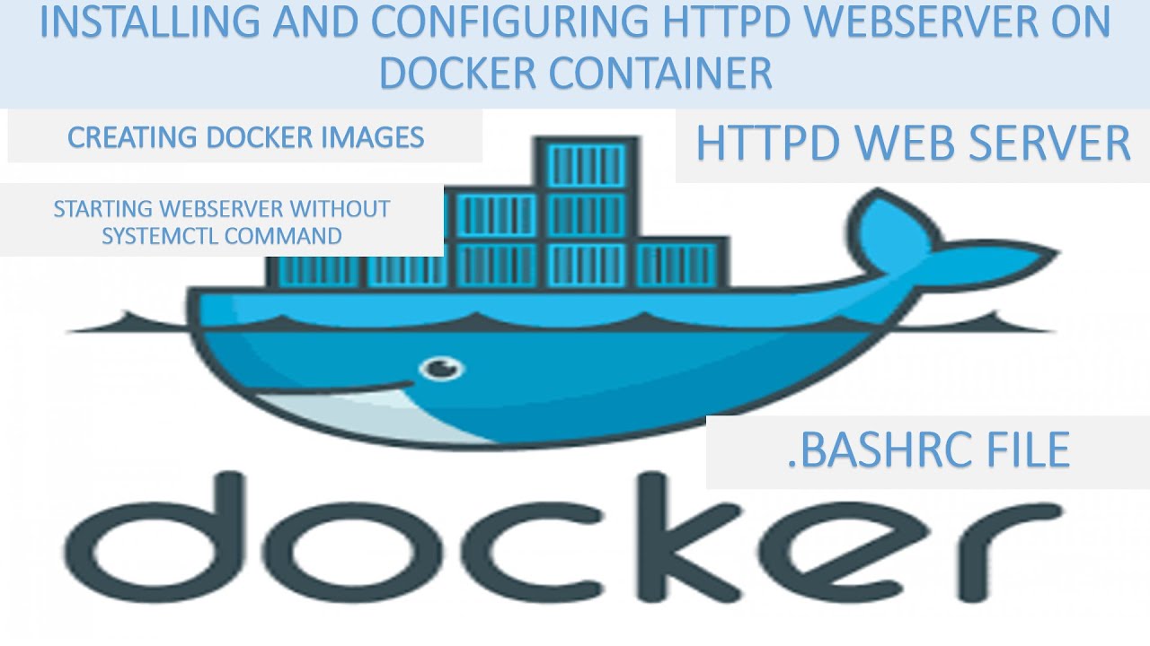 Installing and Configuring Httpd Webserver In Docker Container and Creating Docker Image
