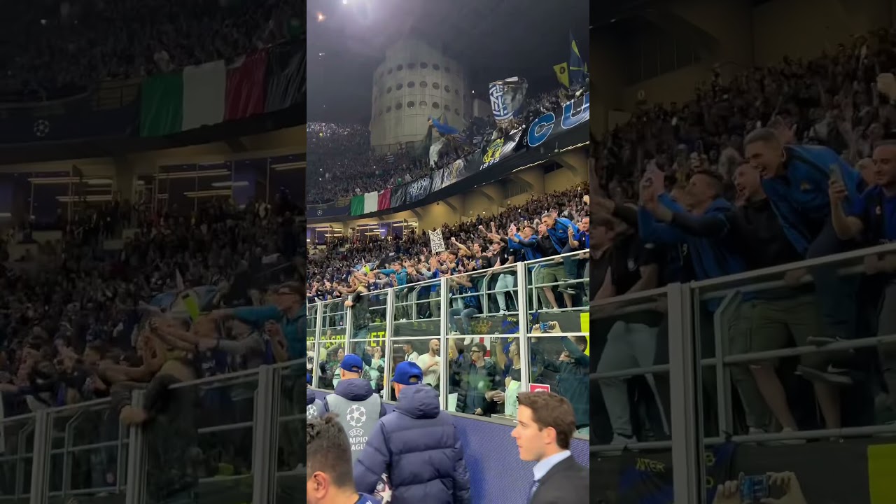 Inter fans celebration #inter #italy # intermilan #seriaa