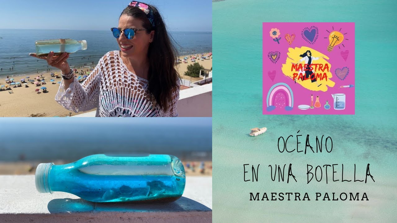 Océano en una botella. Actividad infantil para llevarse un recuerdo de la playa