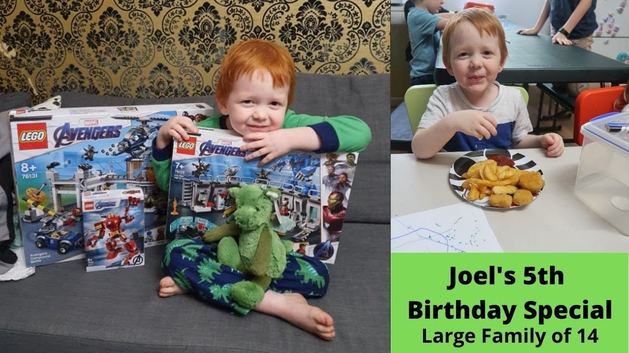 JOEL'S 5TH BIRTHDAY SPECIAL | Large Family Daily Vlog