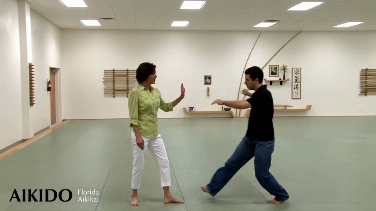 Aikido - Self Defense For Women # 12 - Penny Bernath - Strike To Side of Face - irimi nage -