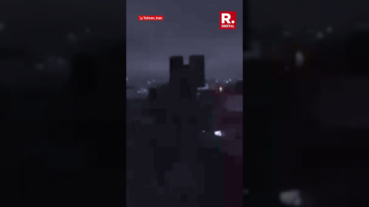 Dramatic New Video Of Israel US Bombing Over Tehran Shows Blue Mushroom Clouds