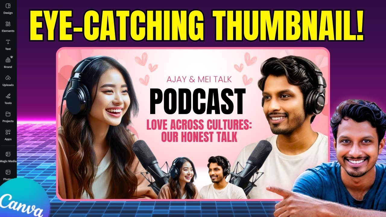 Create AMAZING Podcast Thumbnails in Minutes with Canva Tutorial