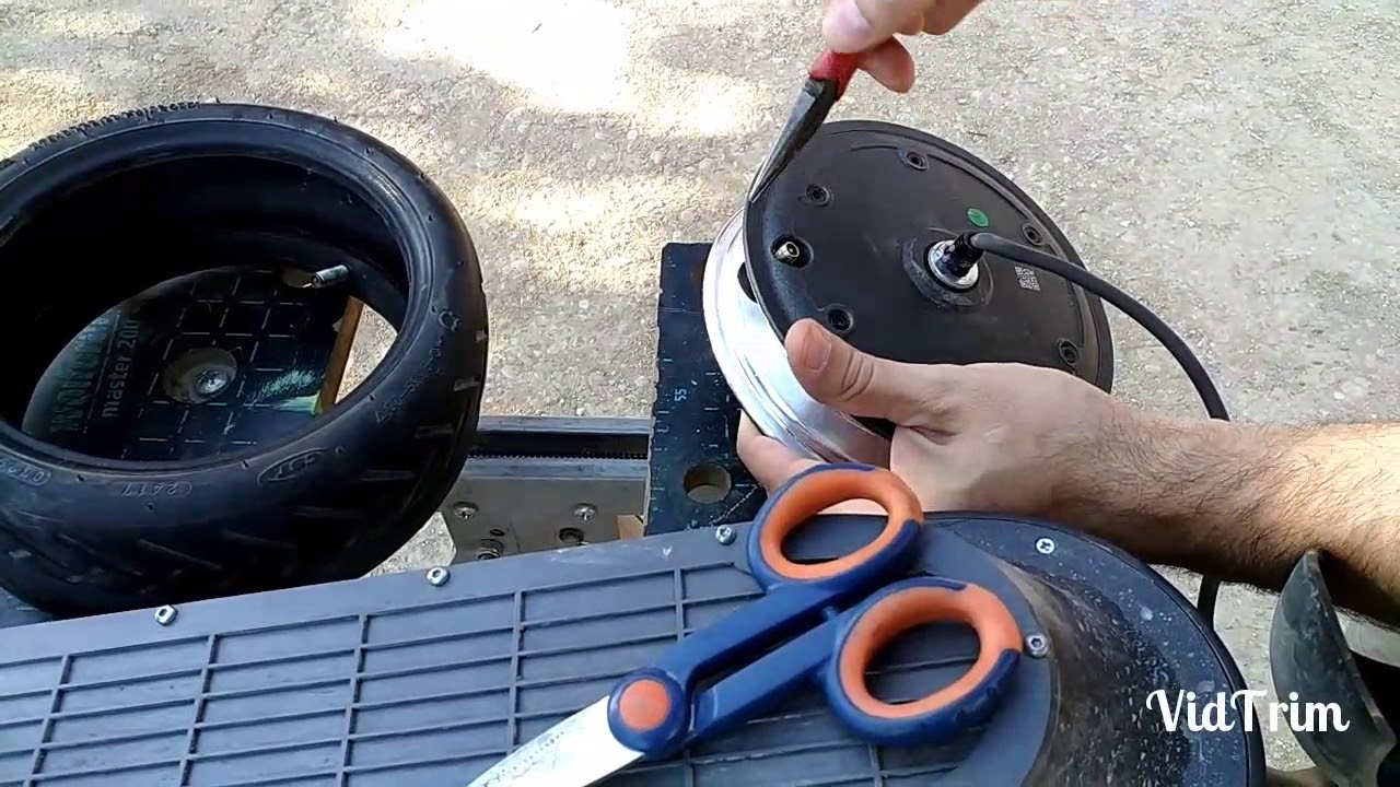 Xiaomi m365 convertir ruedas a tubeless