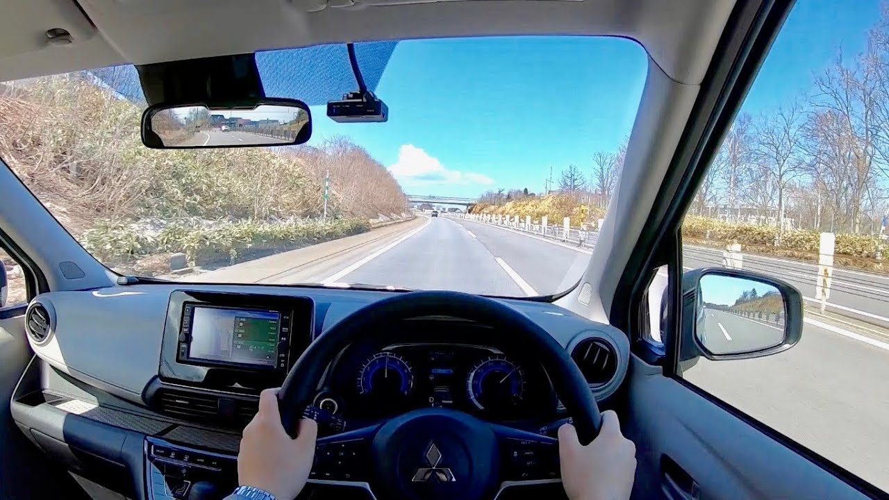 【Test Drive】2019 New MITSUBISHI eKWagon MI-PILOT 660cc 4WD - POV City & HighWay Drive