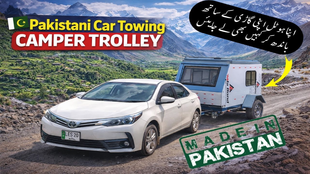 Pakistani Made Camper Trailer 🇵🇰 | Rooftop Tent, Kitchen & Shower – Full Tour