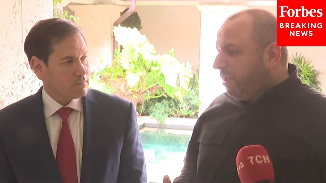 JUST IN: Marco Rubio And Ukrainian Delegate Speak To Reporters After Meeting To Discuss Peace Deal