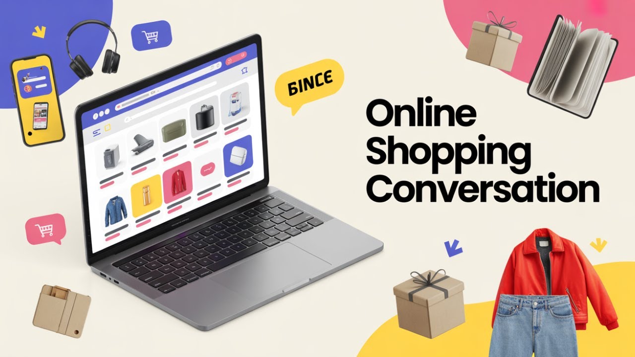 🛒Online Shopping Conversations That REALLY Help You Practice English 👗📚📱