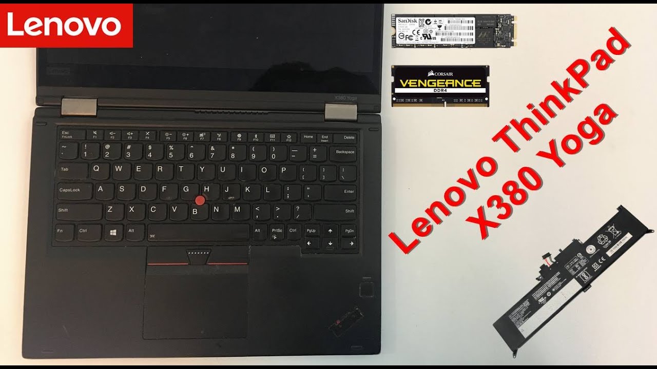 Lenovo ThinkPad X380 Yoga Battery Replacement | Disassembly