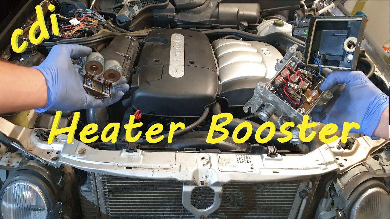 Coolant Heater booster on Mercedes diesel engines w210   E220 , E270 , E320 CDI
