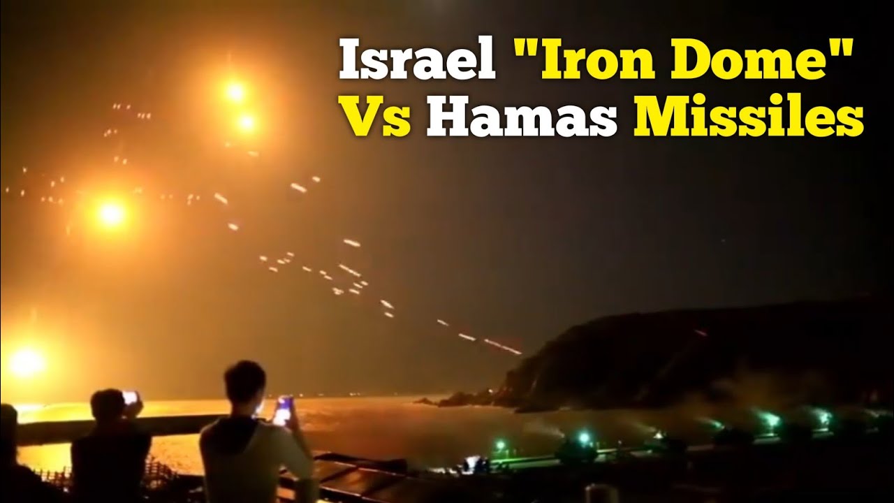 Israel "Iron Dome" Vs Hamas missile Rocket live
