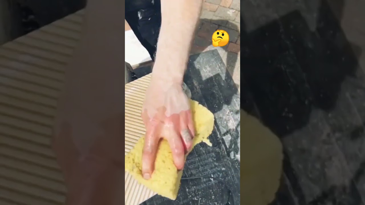 How To Scribe A Tile Into A Curved Ceiling Using Cardboard 