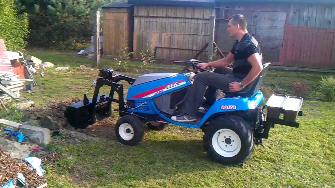 Iseki SG 173 home made loader