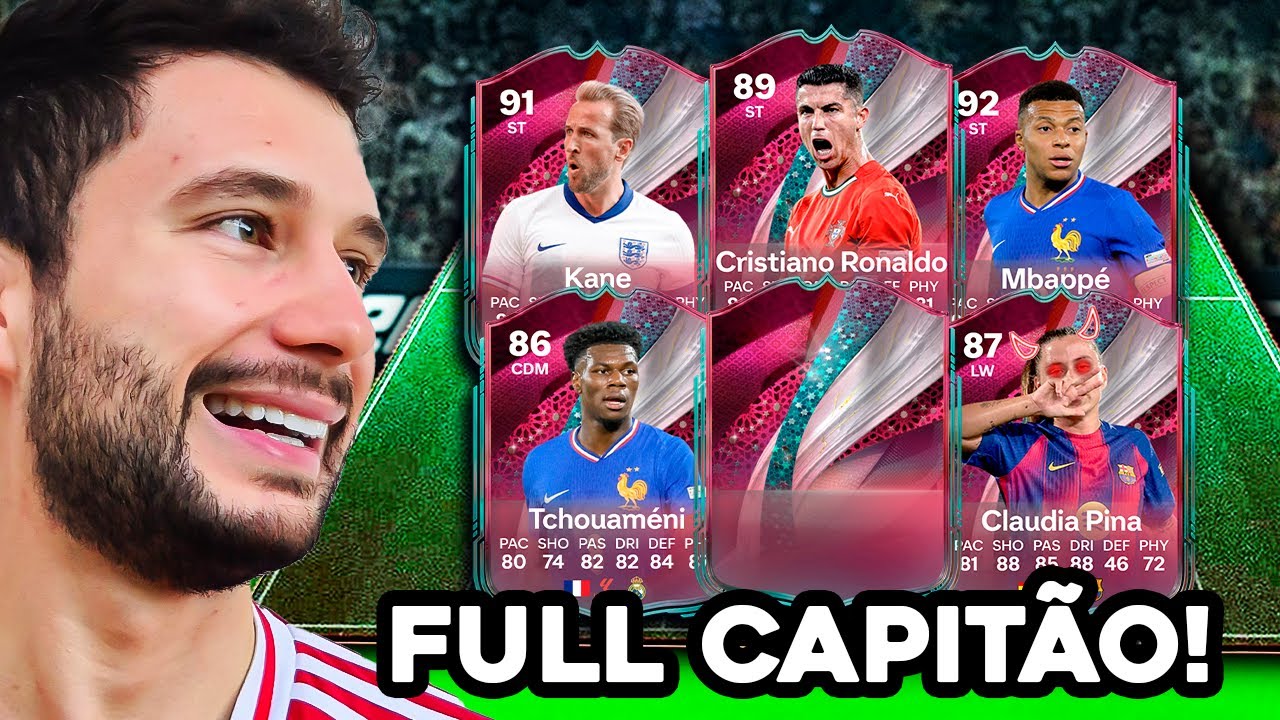 MONTEI UM TIME FULL CAPITÃES E JOGUEI A WL 🔥 EA FC 26 ULTIMATE TEAM BRASIL