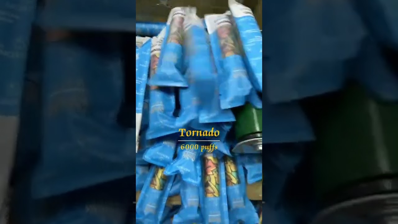 RandM Tornado 6000 disposable vape.