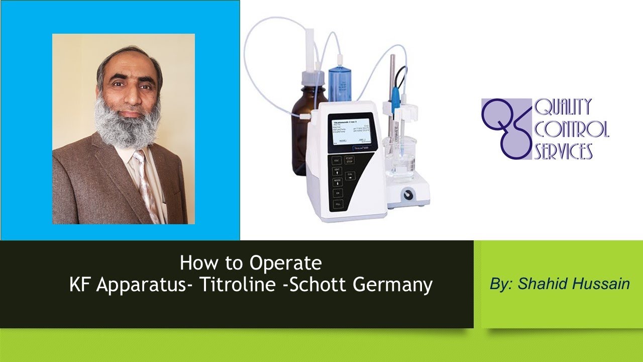 Training on KF Apparatus   Titroline   Schott Germany