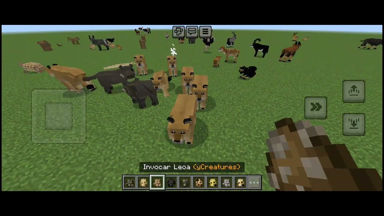 Eu Mostrando Os Animais Do Mod yCreatures Savanna