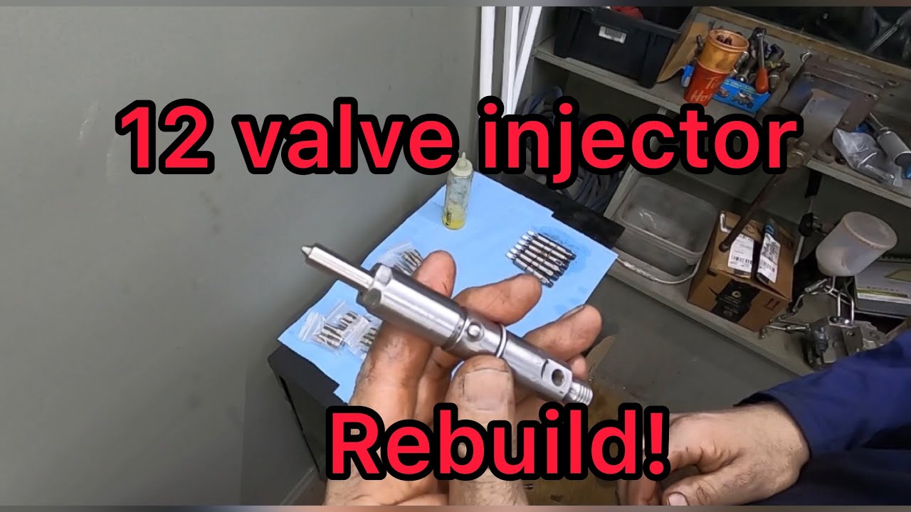 How to rebuild 12 valve Cummins injectors.