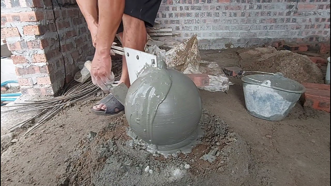 DIY cement ball