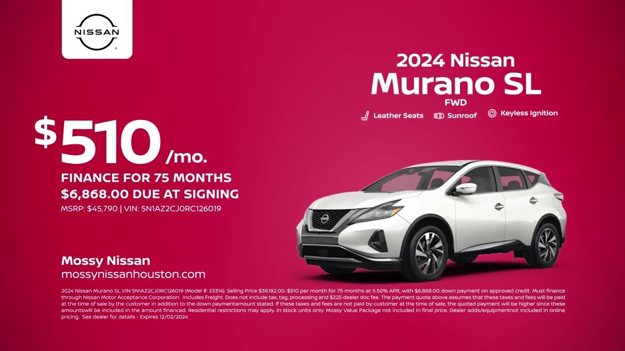 Nissan Murano 11/26/2024 4602149