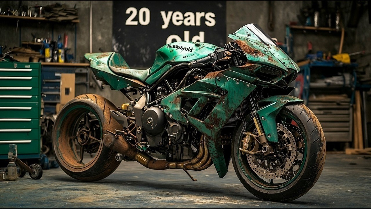 Kawasaki Ninja Motorcycle Full Restoration | KAWASAKI Sport Motorcycle Restored
