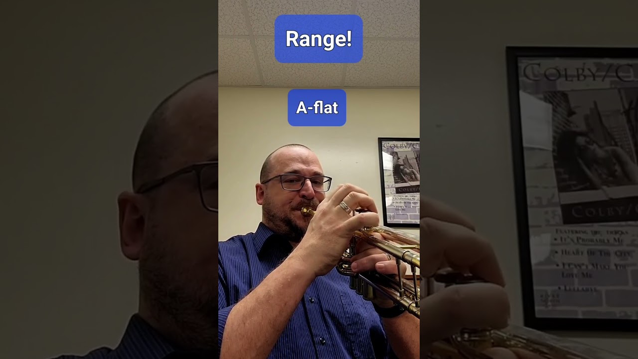 range work! #trumpet #intheshed #trumpetplayer #fundamentals #scales #range #highnotes #flow