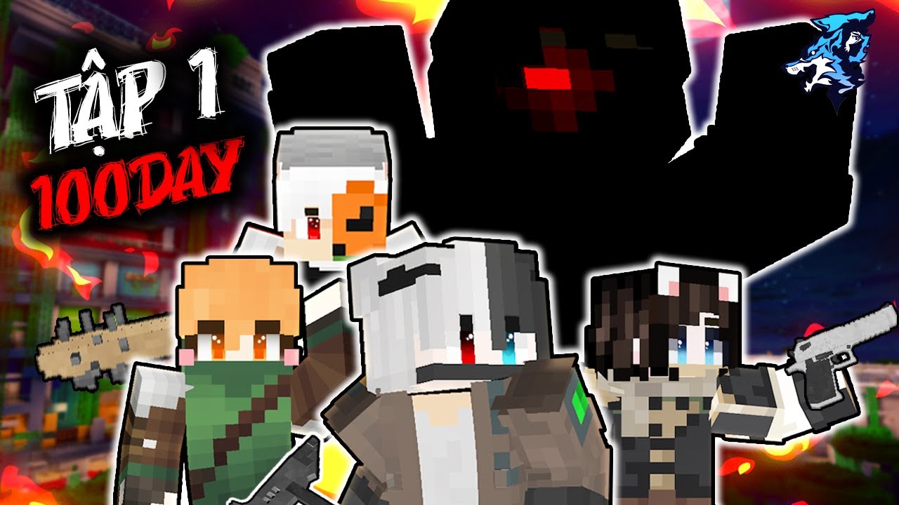 MINECRAFT nhưng 100 ngày TẬN THẾ ZOMBIE? (Tập 1) Siro không tìm thấy ai trong LÀNG HERO TEAM