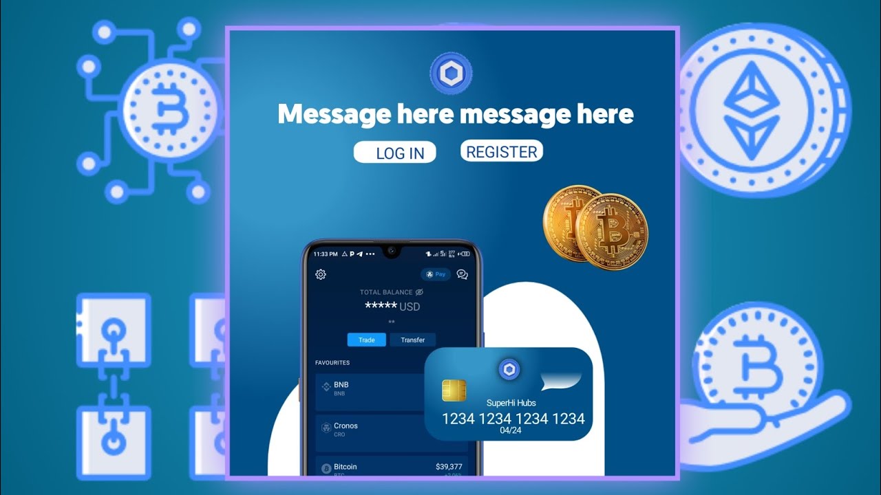 CRYPTO CURRENCY DESIGN || How To Design A Crypto Currency Flyer Design Using Your Smartphone