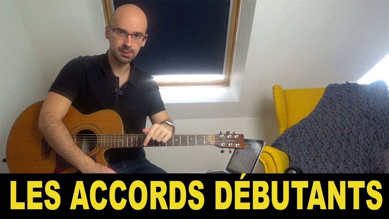 Les accords débutant guitare folk