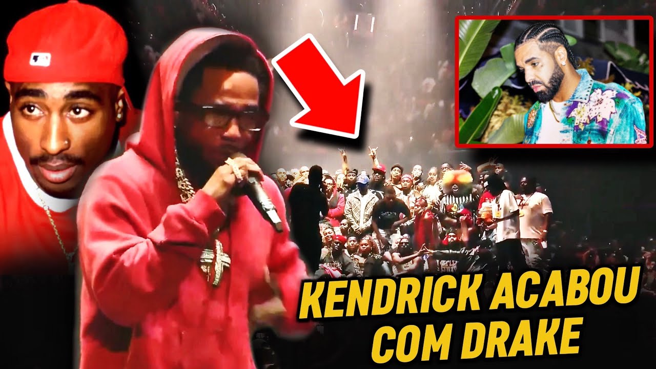 Kendrick Lamar uniu a gangs de LA no show e mandou um recado para drake