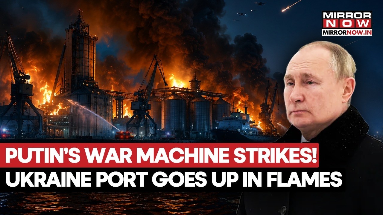 RUSSIA BOMBS UKRAINIAN PORT! Izmail Erupts In Flames After Massive Strike