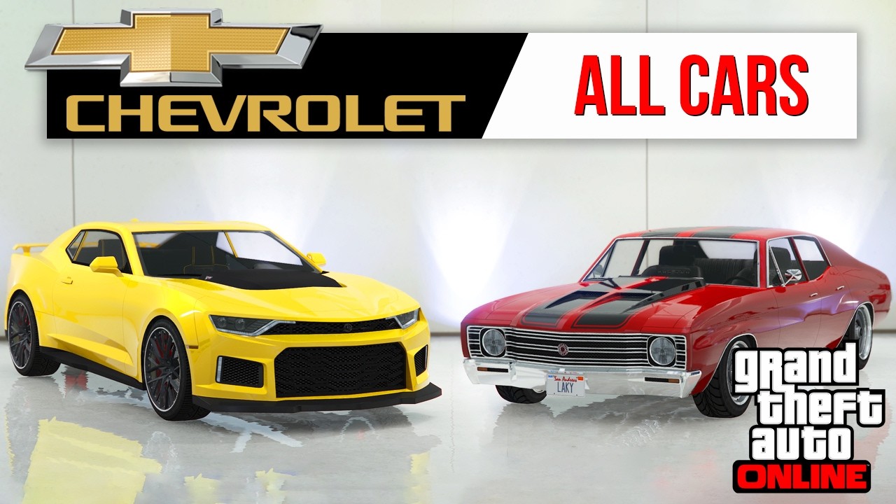 All Chevy Cars in GTA 5 Online [60+ Cars] - Complete List