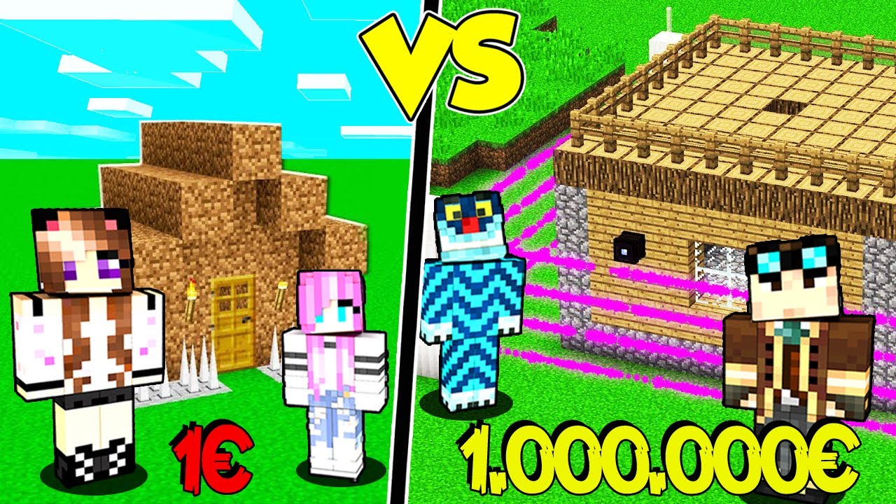 CASA SICURA DA 1€ CONTRO CASA SICURA DA 1.000.000€ SU MINECRAFT!!