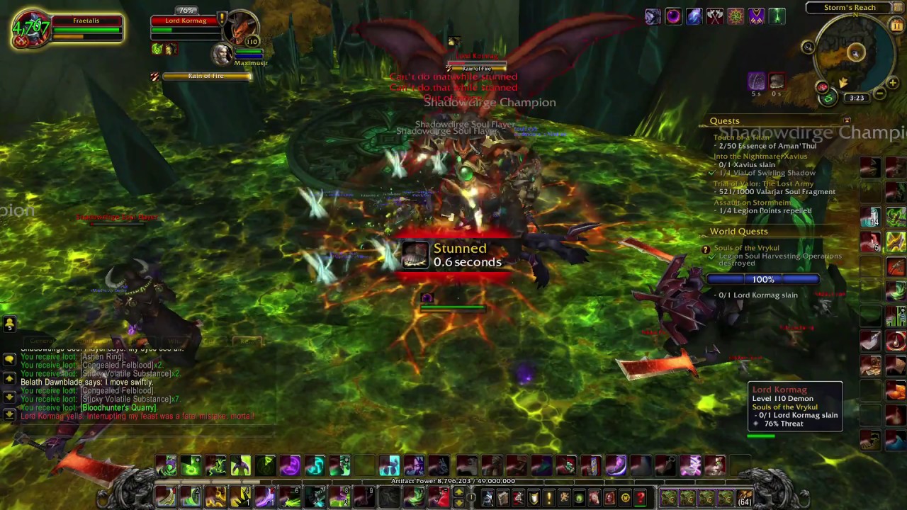 World of Warcraft Souls of the Vrykul Legion Assault Stormheim World Quest Guide