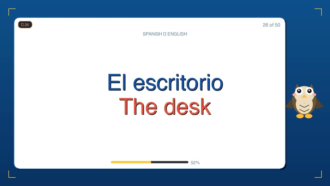50 House & Furniture in Spanish 🏠 Learn Spanish Home Vocabulary!