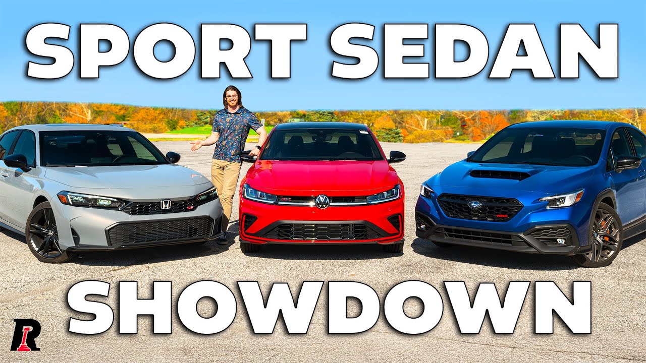 2025 Subaru WRX vs Honda Civic SI vs VW Jetta GLI Comparison & 0-60!