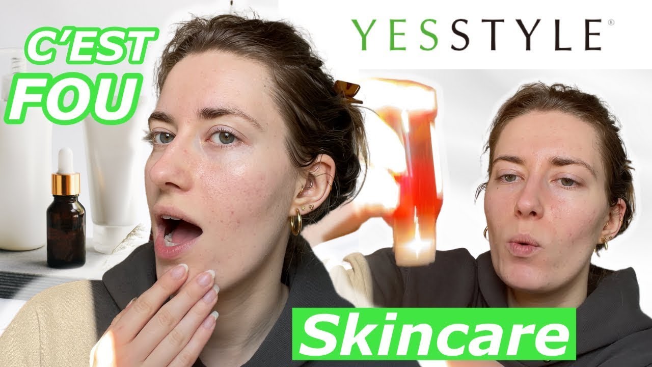 JE TESTE UNE SKINCARE ROUTINE MINIMALISTE YESSTYLE