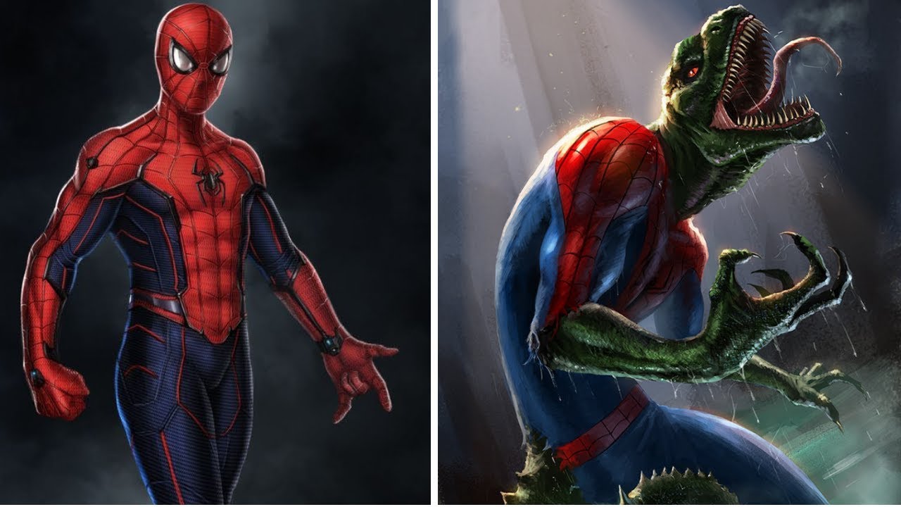 Superheroes Characters As DINOSAUR, DRAGON AND GODZILLA 2018